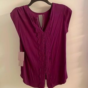Small plum top by Daniel Rainn